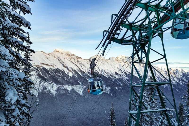 Banff Gondola, Banff Town, Lake Minnewanka, Bow Falls - Lake Minnewanka: glacial water and mountain drama