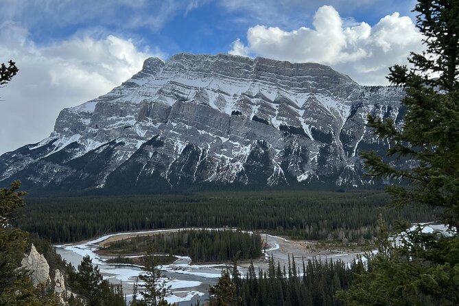 Banff Gondola Lake Minnewanka Johnston canyon and Banff Town - Bow Falls: The Quick Icon Shot by the Bow River
