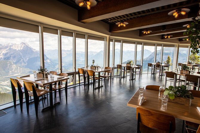 Banff Gondola Ride Admission - Indoor Stops and Seasonal Atmosphere: Above Banff, Coffee, and Night Views