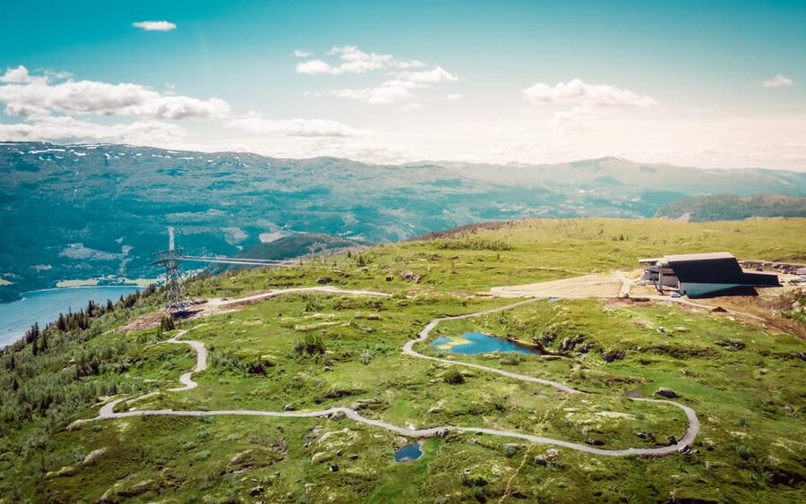 Bergen: Hardangerfjord, Voss Gondola & 3 Great Waterfalls - Voss Gondola up to Mount Hanguren: short cable ride, big return