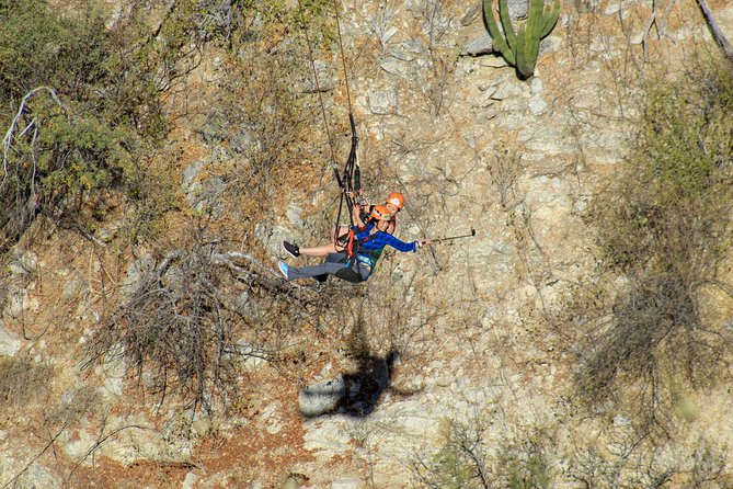 Extreme Swing - Fly from the Glass Bottom Gondola - The Main Event: Free-Fall Then a 87 mph Pendulum