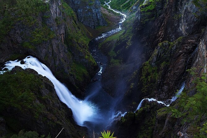 Guided tour - Hardangerfjord, Voss Gondola & 3 Great Waterfalls - Skjervsfossen waterfall: two drops totaling 150 meters