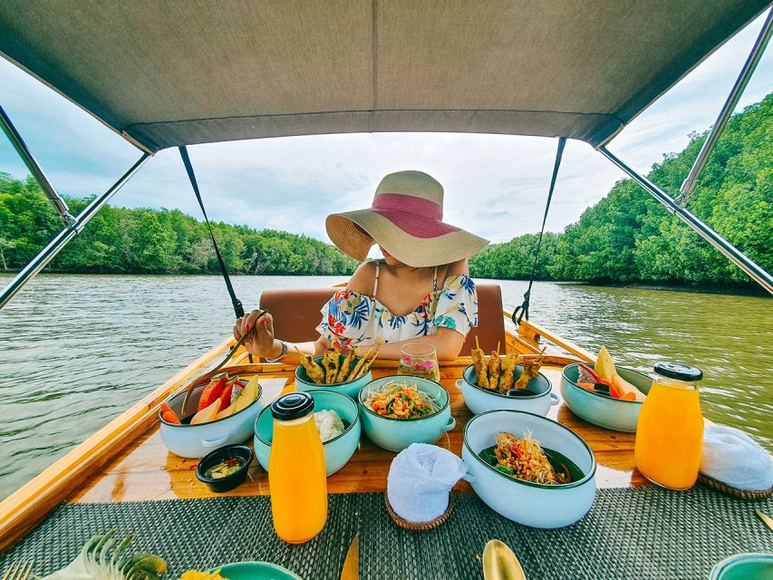 Krabi Private Gondola Cruise with Lunch and Picnic - Lunch on board plus picnic photo props that actually get used
