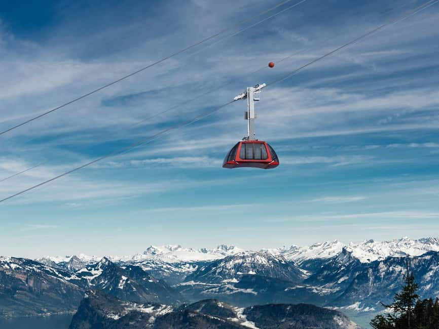 Kriens: Mt. Pilatus by Panoramic Gondola and Aerial Cableway - The Dragon Ride aerial cableway: Fräkmüntegg to Pilatus Kulm in 5 minutes