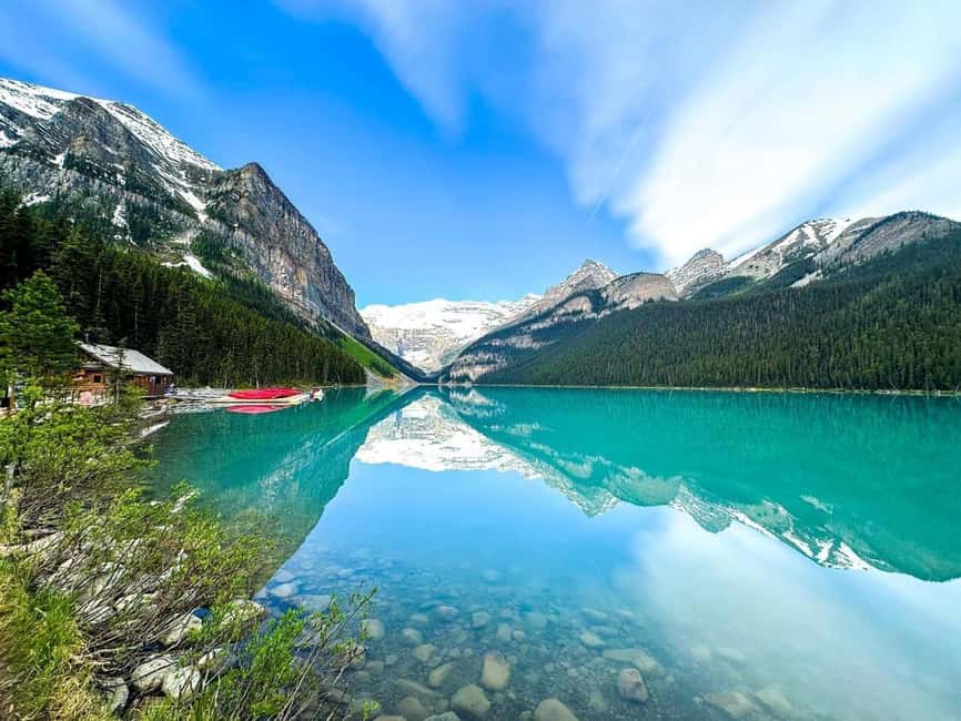Louise Louise, Banff Gondola, Minnewanka & Emerald Lakes - Two Jack Lake and Johnson Lake: quieter water breaks with better breathing room