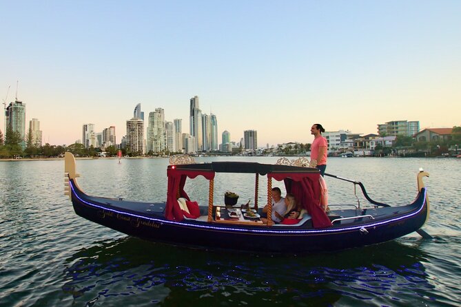 Private, luxury Gold Coast Gondola cruise with cheese & wine - Boarding at JW Marriott Marina: where the evening starts