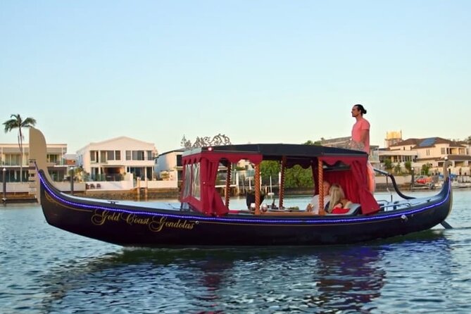 Private, luxury Gold Coast Gondola cruise with cheese & wine - Cheese platter and wine on board: how the meal fits the mood