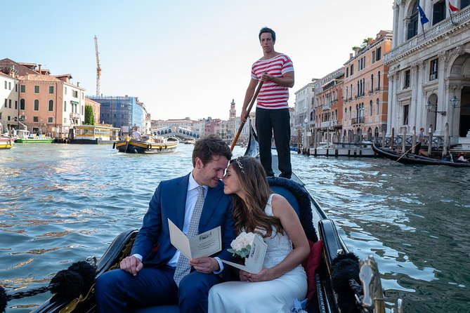 Renew your wedding vows on a romantic gondola - A Private Vow Renewal on the Grand Canal and Quiet Canals