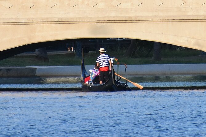 Valentine's Venetian Gondola Cruise in Waikiki - Under the bridges and along the canals