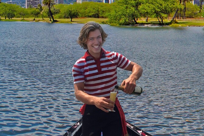 Valentine's Waikiki Gondola Cruise - Daytime Calm or Sunset Sparkle on the Ala Wai Canal
