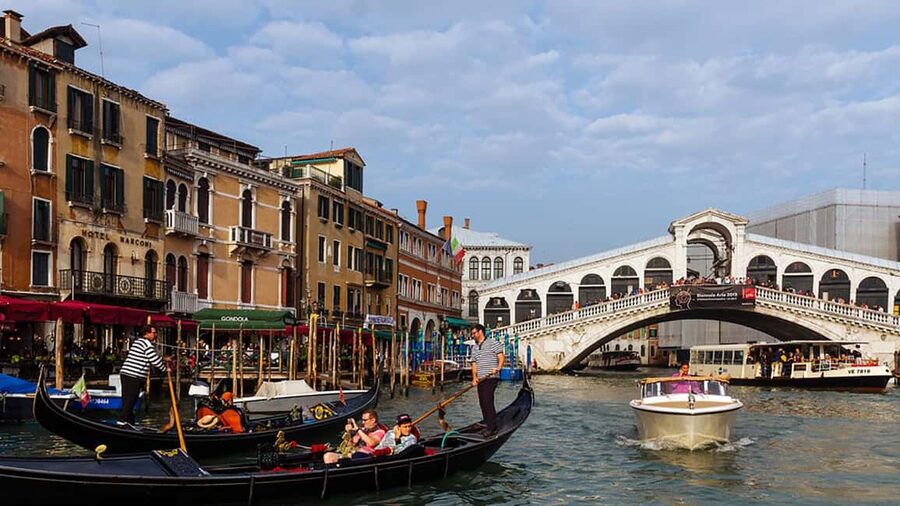Venice: City Highlights Tour with St Mark's and Gondola Ride - Campo San Giovanni e Paolo: statues, architecture, and local texture