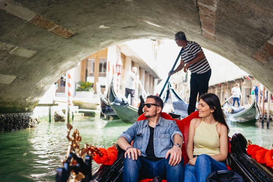 Venice: Grand Canal Gondola Ride with App Commentary - The route you’ll recognize: La Fenice to San Giorgio views
